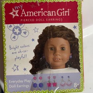 4 pairs of unused American Girl earrings. New